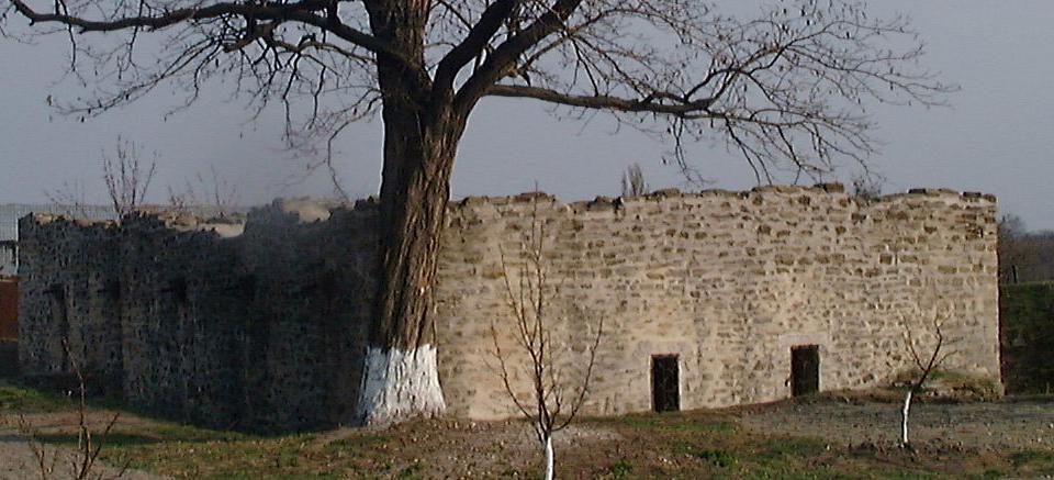 Demisolul palatului ștefanian (exterior)